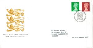 FDC KRÓLOWA ELŻBIETA ANGLIA MI.1049-1050