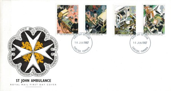 FDC MEDYCYNA ANGLIA MI.1109-1112 NR1