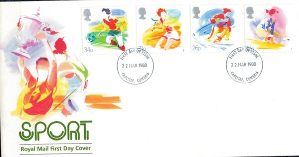 FDC SPORT ANGLIA MI.1143-1146 NR2