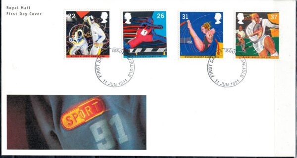 FDC SPORT ANGLIA MI.1341-1344