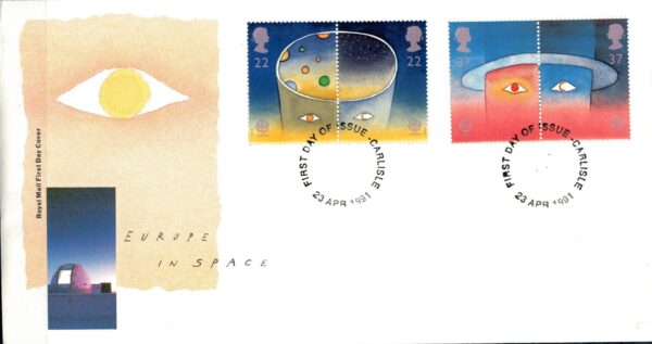FDC EUROPA CEPT ANGLIA MI.1337-1340