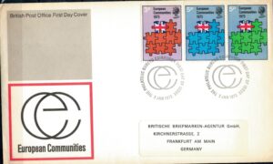 FDC ROCZNICA ANGLIA MI.612-614