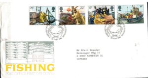 FDC RYBOŁÓWSTWO ANGLIA MI.891-894