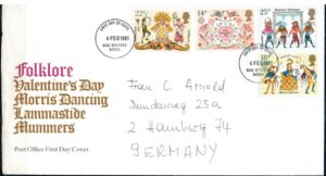FDC EUROPA CEPT ANGLIA MI.867-870 NR1