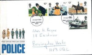 FDC POLICJA ANGLIA MI.808-811 NR2