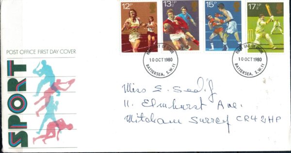 FDC SPORT ANGLIA MI.850-853