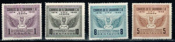 UPU SALWADOR MI.656-659**