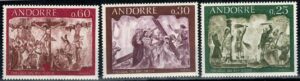 FRESKI ANDORRA FRANCUSKA MI.211-213**