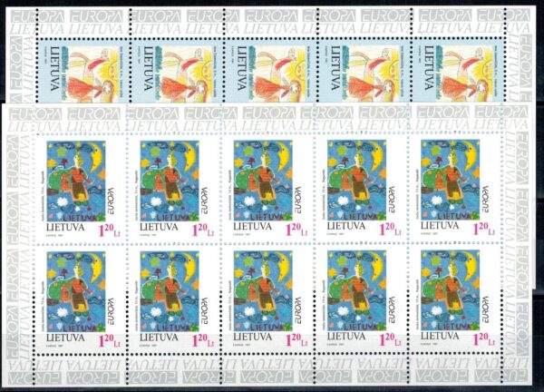 EUROPA LITWA MI.ARK.636-637**