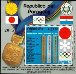 OLIMPIADA SPORTOWA PARAGWAJ MI.BL.192**