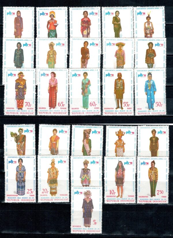 STROJE LUDOWE INDONEZJA MI.751-776**