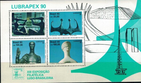 SZTUKA BRAZYLIA MI.BL.85**