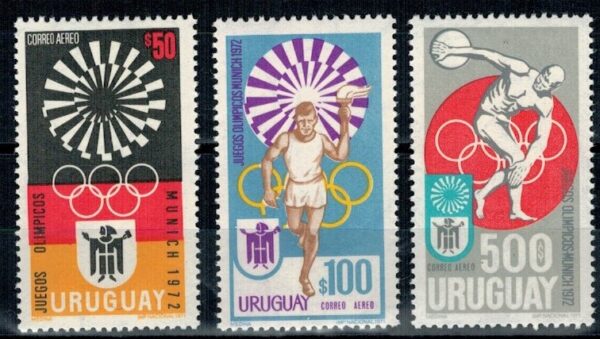 OLIMPIADA LETNIA URUGWAJ MI.1231-1233**
