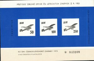 LOTNICTWO CZECHOSŁOWACJA MI.198-201** CZARNODRUK
