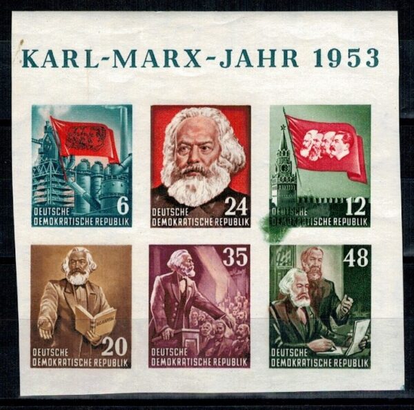 KARL MARX DDR MI.386-391B**