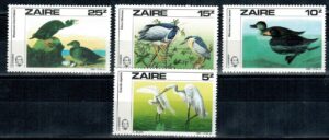 PTAKI ZAIRE MI.904-907**