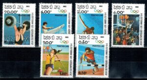 OLIMPIADA LETNIA LAOS MI.618-623**