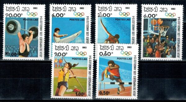 OLIMPIADA LETNIA LAOS MI.618-623**