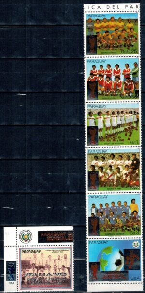 MUNDIAL PARAGWAJ MI.4381-4387**
