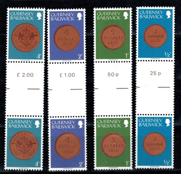 PIENIĄDZE ŚWIATA GUERNSEY MI.173-188** ROZDZIELONE PUSTYM POLEM - obrazek 2