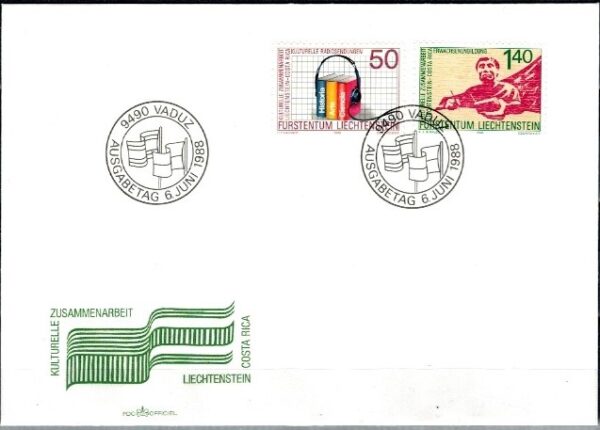 FDC EUROPA LIECHTENSTEIN MI.945-946I