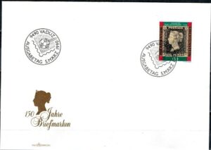 FDC DZIEŃ ZNACZKA LIECHTENSTEIN MI.986