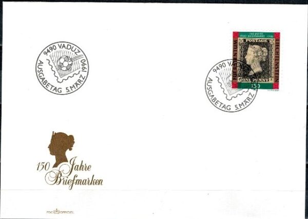FDC DZIEŃ ZNACZKA LIECHTENSTEIN MI.986