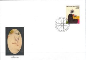 FDC MALARSTWO LIECHTENSTEIN MI.1123