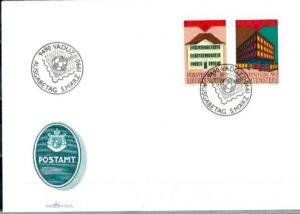FDC EUROPA CEPT LIECHTENSTEIN MI.984-985
