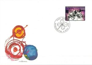 FDC SZTUKA LIECHTENSTEIN MI.1084
