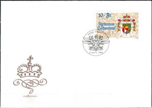 FDC HERBY LIECHTENSTEIN MI.1136