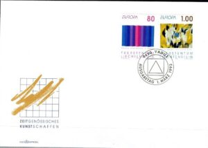 FDC EUROPA LIECHTENSTEIN MI.1054-1055