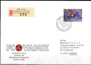 FDC MUNDIAL LIECHTENSTEIN MI.987 NR1