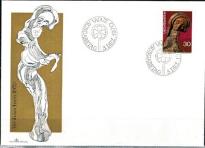FDC BOŻE NARODZENIE LIECHTENSTEIN MI.532