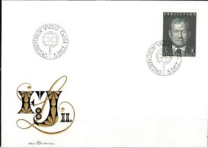 FDC FRANZ JOSEF II LIECHTENSTEIN MI.531