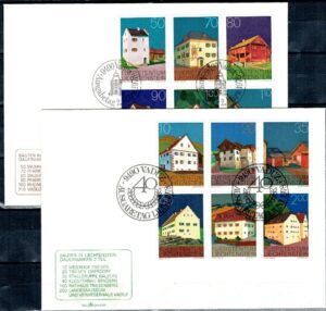 FDC ARCHITEKTURA LIECHTENSTEIN MI.694-705