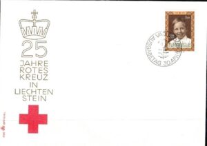 FDC SŁAWNI LUDZIE LIECHTENSTEIN MI.526