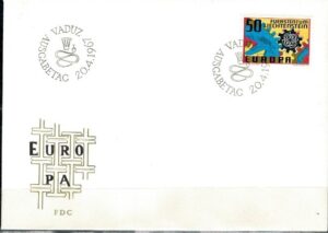 FDC EUROPA CEPT LIECHTENSTEIN MI.474