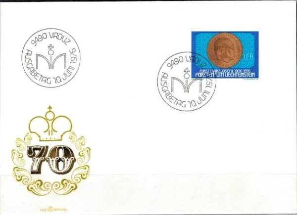 FDC ROCZNICA LIECHTENSTEIN MI.649