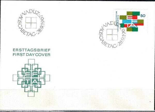 FDC ROCZNICA LIECHTENSTEIN MI.481