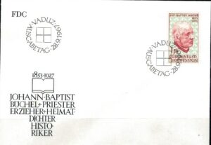 FDC SŁAWNI LUDZIE LIECHTENSTEIN MI.480