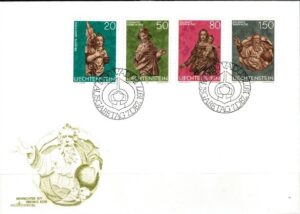 FDC SZTUKA LIECHTENSTEIN MI.688-691