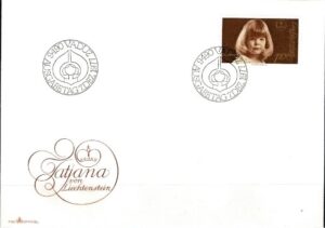 FDC KSIĘŻNICZKA TATJANA LIECHTENSTEIN MI.687