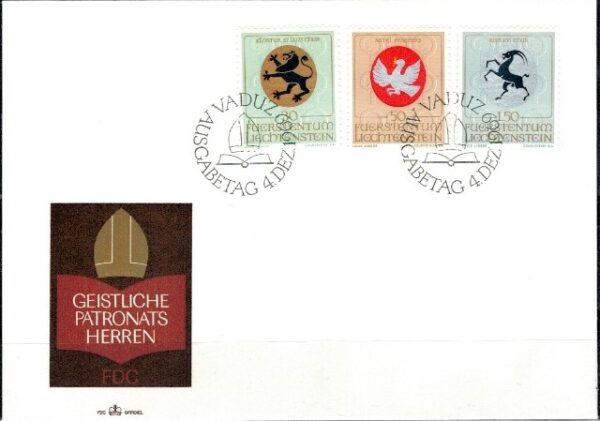 FDC HERBY LIECHTENSTEIN MI.514-516