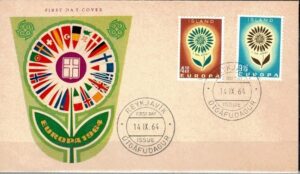 FDC EUROPA CEPT ISLANDIA MI.385-386 NR1