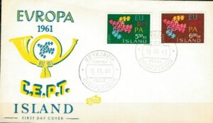 FDC EUROPA CEPT ISLANDIA MI.354-355