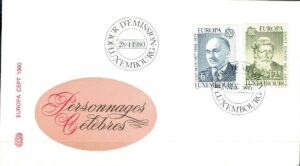FDC EUROPA CEPT LUXEMBURG MI.1009-1010