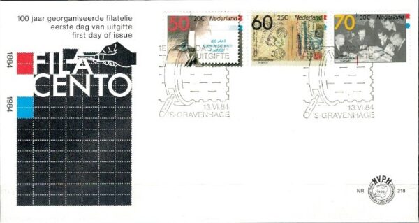 FDC ROCZNICA HOLANDIA MI.1253-1255