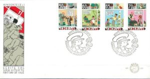 FDC KOMIKS HOLANDIA MI.1259-1262