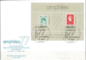 FDC DZIEŃ ZNACZKA HOLANDIA MI.BL.16
